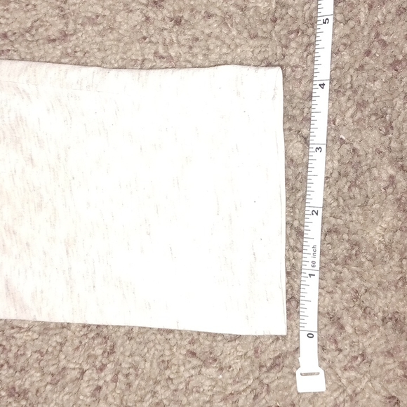 Pure Jill Long Sleeve Stretch Women's Medium Heathered Oatmeal Long Sleeve Shirt - Picture 8 of 16